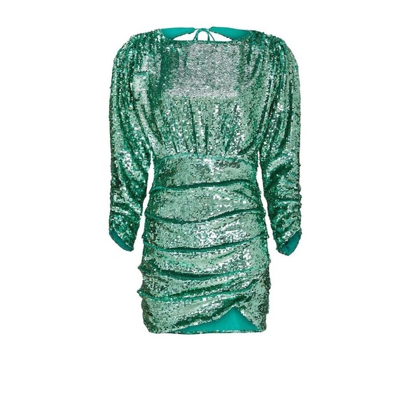 For Love and Lemons Marais Sequin Mini Dress Size Medium - Picture 7 of 16